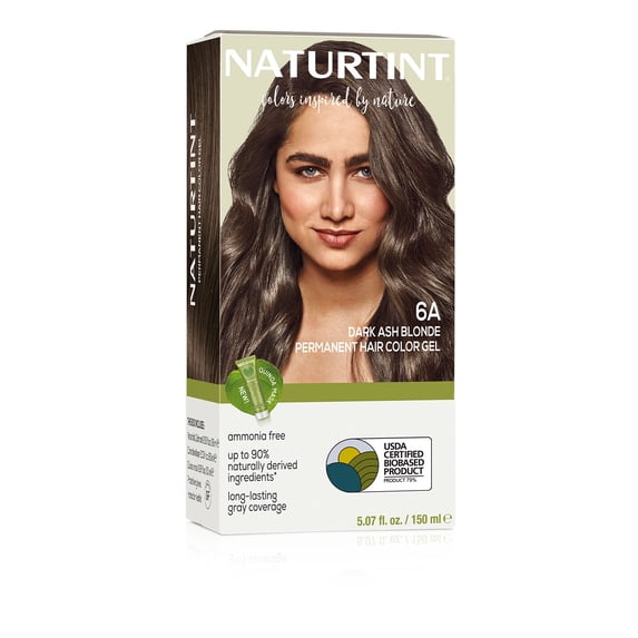 Naturtint 6A Dark Ash Blonde Permanent Hair Color, 1 Pack (Packaging May Vary)