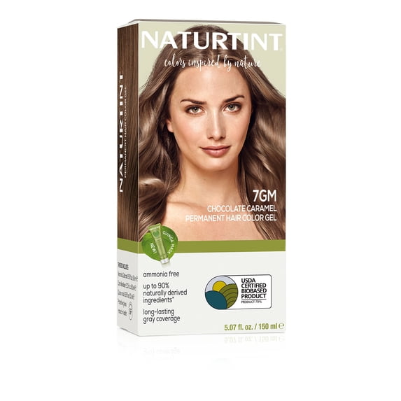 Naturtint 7GM Chocolate Caramel Permanent Hair Color, 1 Pack (Packaging May Vary)