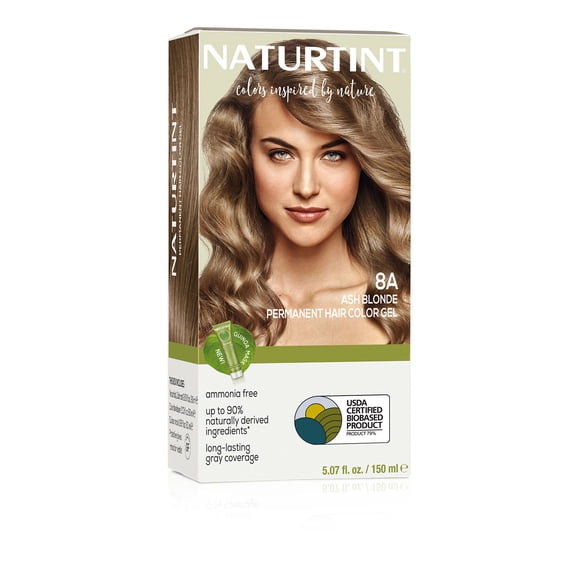 Naturtint 8A Ash Blonde Permanent Hair Color, 1 Pack (Packaging May Vary)