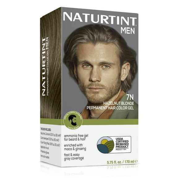 Naturtint Men's Permanent Hair Color 7N Hazelnut Blonde, 5.75 Oz..