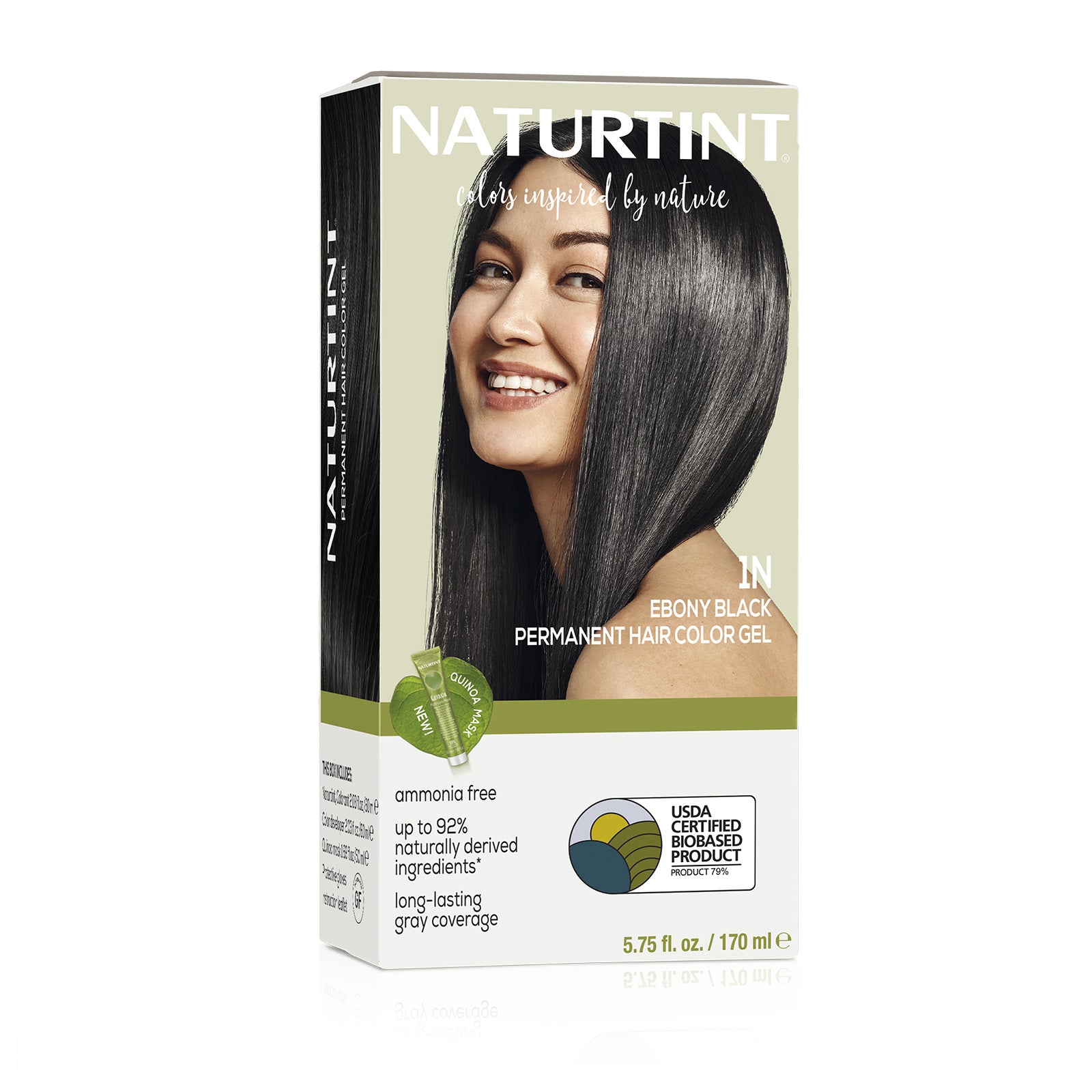 Naturtint Permanent Hair Color 1N Ebony Black - image 1 of 7
