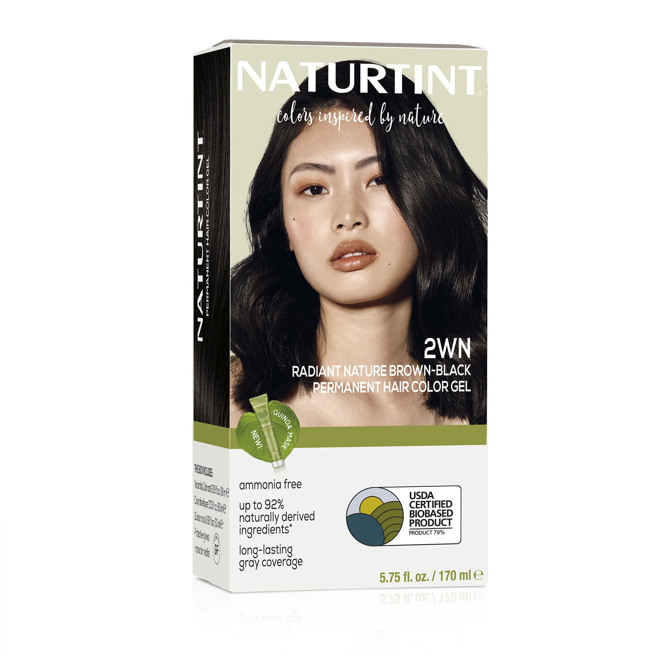 Naturtint Permanent Hair Color 2WN Radiant Nature Brown Black - image 1 of 5