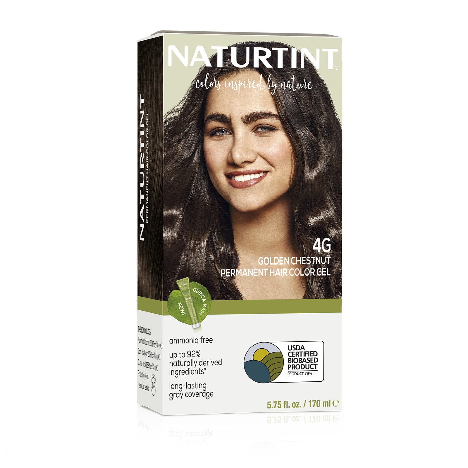 Naturtint Permanent Hair Color 4G Golden Chestnut Walmart com