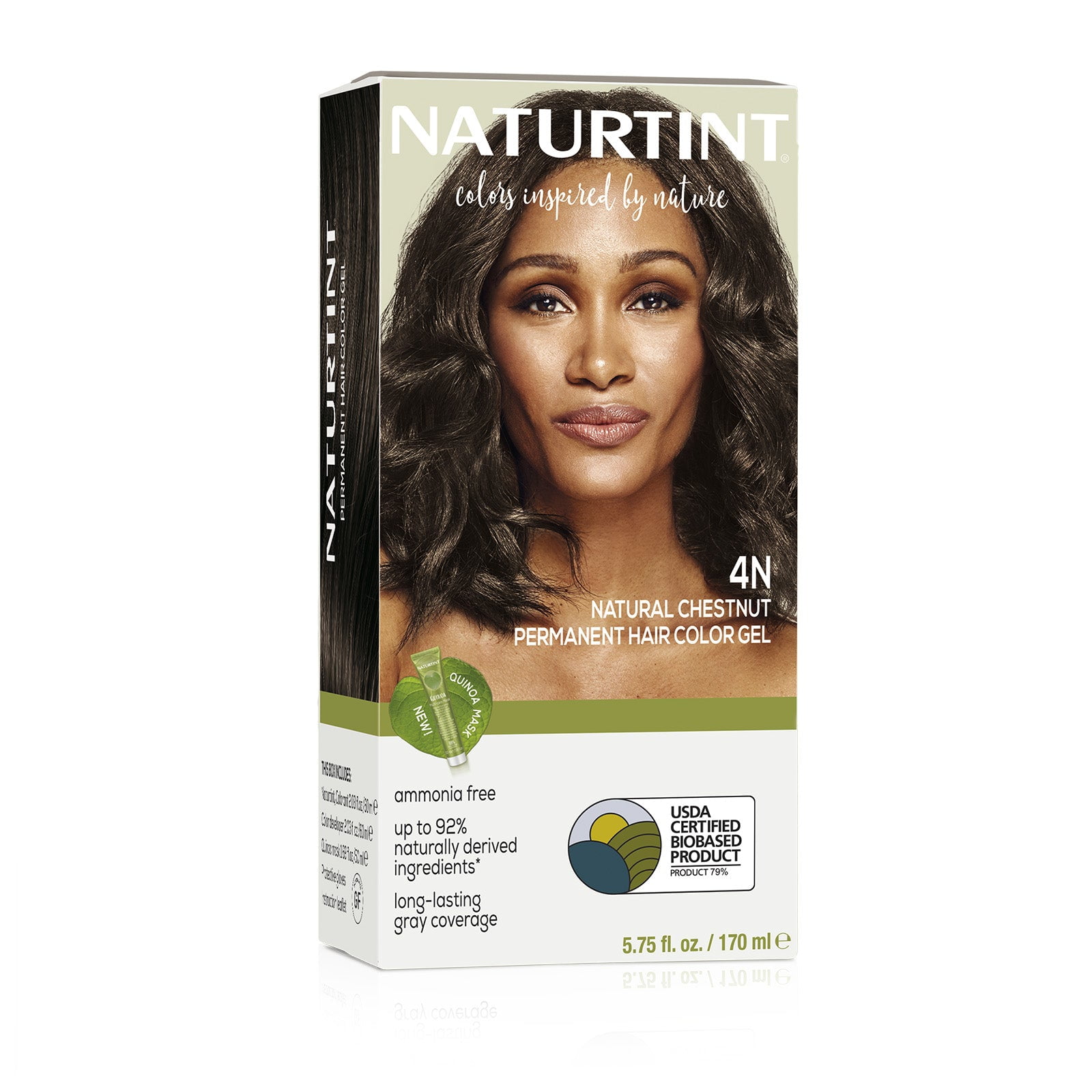 Naturtint Permanent Hair Color 4N Natural Chestnut Packaging may vary
