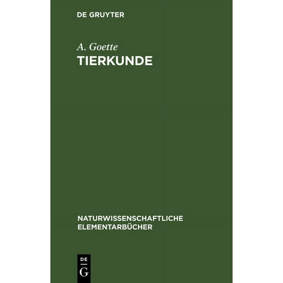 Naturwissenschaftliche Elementarbücher Tierkunde, Book 6, (Hardcover)