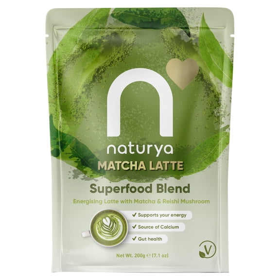 Naturya Matcha Latte Superfood Blend 200g, Imported from Britain