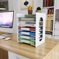 thumbnail image 1 of Natwind Office Paper Organizer for Desk Desktop Letter Tray & A4 Paper Holder Document Storage Rack for Home Office 7-Tier, 1 of 8