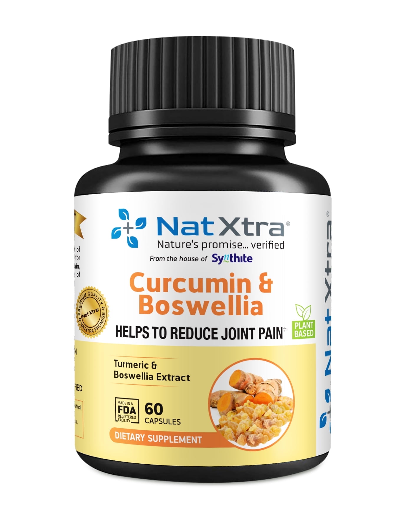 Natxtra Curcumin & Boswellia 0 Size Capsule, 60 Count