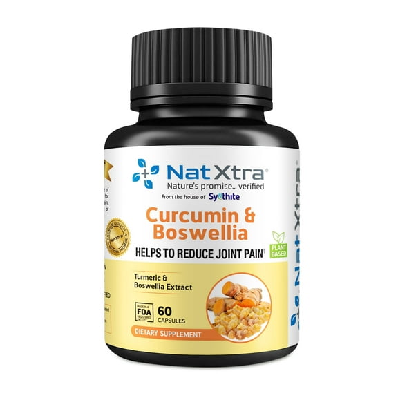 Natxtra Curcumin & Boswellia 0 Size Capsule, 60 Count