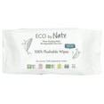 thumbnail image 1 of Naty 100% Flushable Wipes, Fragrance Free , 56 Wipes, 1 of 4