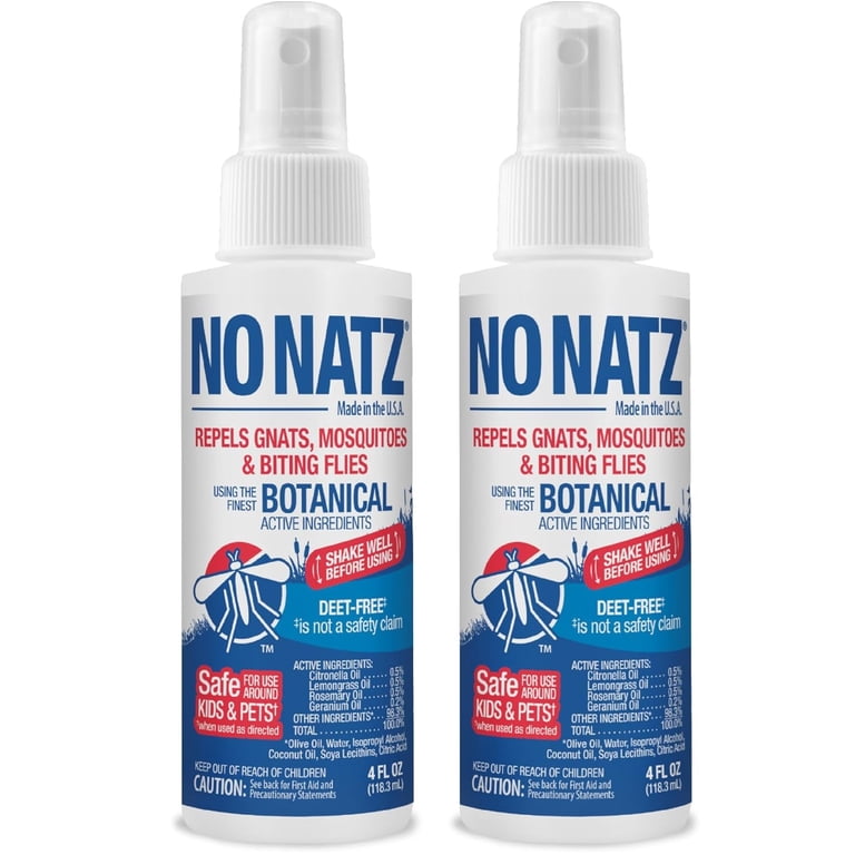No Natz, Botanical Insect Repellent, 4 Fl. Oz. Spray Bottle, 2