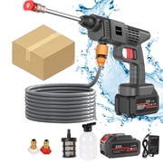 Naudhenm 350 Psi 2 Gpm Battery-Powered Pressure Washer with Quick Connect Tips