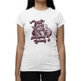 thumbnail image 1 of Naughty Krampus Humor Creepy Christmas Women's T-shirt, 1 of 4