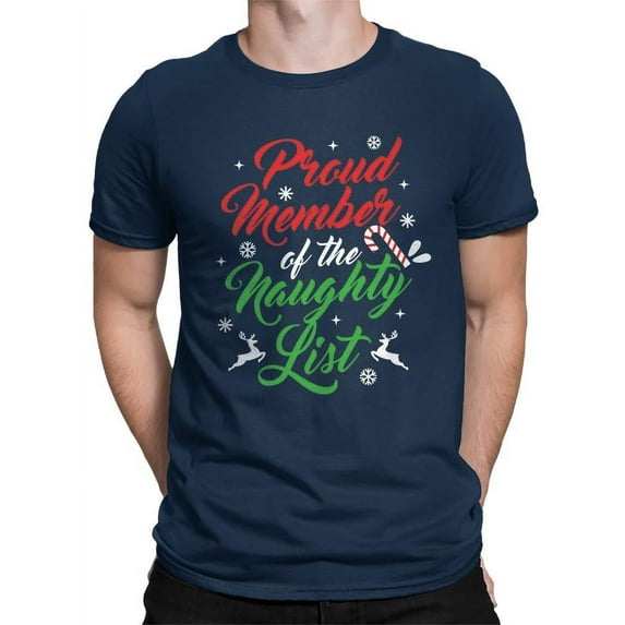 Naughty List Member - Funny Xmas T-shirt Men's