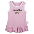 thumbnail image 1 of Naughty List Novelty Dresses For Baby, Newborn Babies Skirts, Infant Princess Dress, 0-24M Kids Graphic Clothes (Pink Sleeveless Dresses, 18-24 Months), 1 of 4