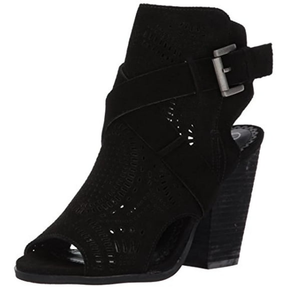 Naughty Monkey Women's Zuzanna Ankle Bootie, Black, 6.5 M US