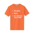 thumbnail image 1 of Naughty/Nice/An Attempt Was Made Short Sleeve Neon T-Shirt, 1 of 1