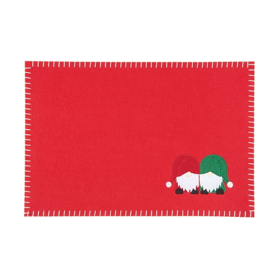 Naughty Or Nice Gnome Felt Christmas Table Runner 12" x 47.25"