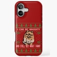 thumbnail image 1 of Naughty Pomeranian Dog Xmas Case for iPhone 11 12 13 14 15 16 17 Pro Max, 1 of 2