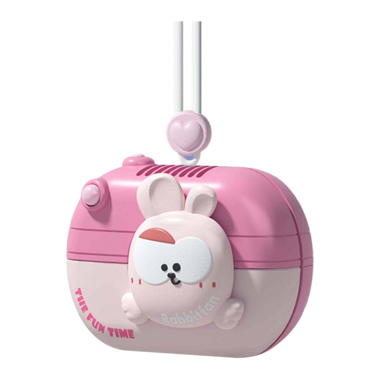 Naughty Rabbit Bladeless Neck Fan for Kids, 2025 New Cartoon Usb ...