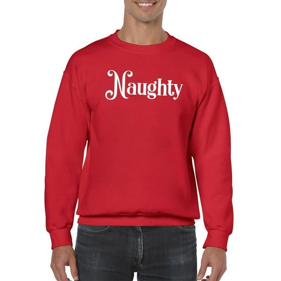 Naughty Sweatshirt Men -Smartprints Designs, Male x-Large