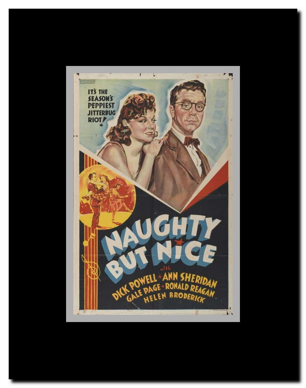 Naughty but Nice Framed Movie Poster
