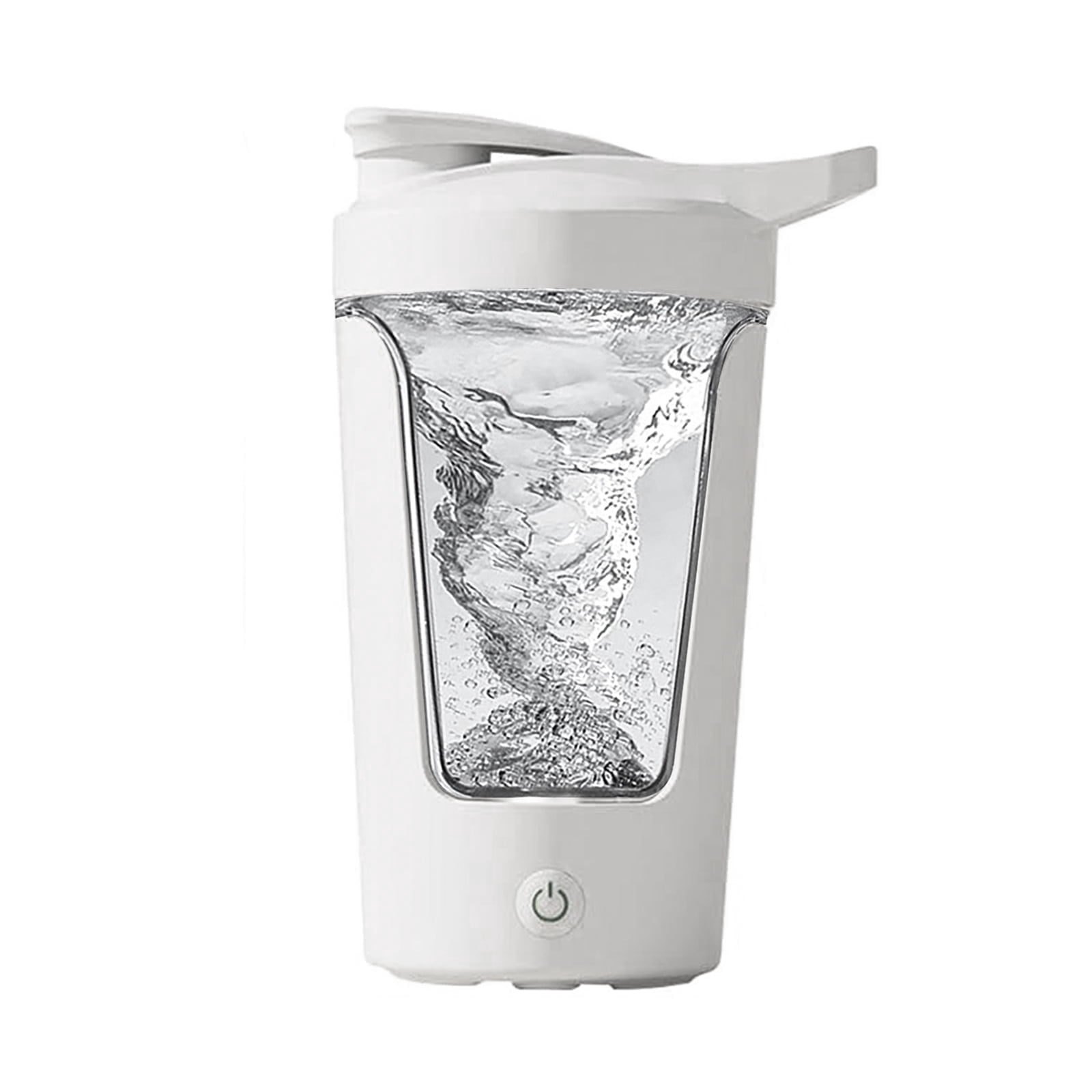 Gentleshark Electric Shaker Bottle for Protein ,Rechargeable  Drink Mixer Cup for Coffee Milk Mixing,White