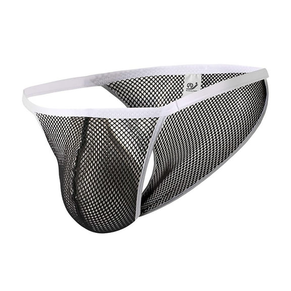 Naughtyhood Cool Underwear for Men Men's Sexy Solid Color Low Waist Briefs Underpants Comfy Panties the Perfect Gift for Men Pretty Panties for Men