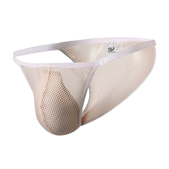 Naughtyhood Cool Underwear for Men Men's Sexy Solid Color Low Waist Briefs Underpants Comfy Panties the Perfect Gift for Men Pretty Panties for Men