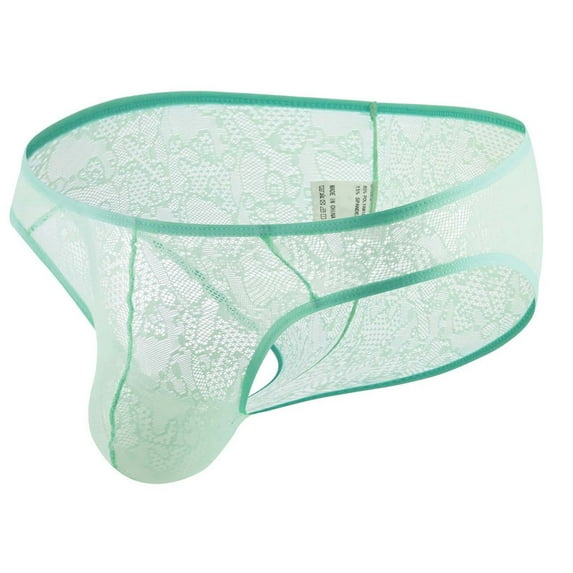 Naughtyhood Cute Underwear Men Casual Fashion Solid Sexy Cutout Open File Ice Silk Briefs Comfy Panties the Perfect Gift for Men Pretty Panties for Men