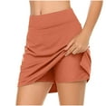 thumbnail image 1 of Naughtyhood High Waisted Workout Yoga Shorts Women's Yoga Pants Women's Fashion Solid Color Fake Two Piece Yoga Pants 3/4 Shorts,Biker Shorts with Side Pockets for Women, 1 of 1