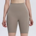 thumbnail image 1 of Naughtyhood High Waisted Workout Yoga Shorts Yoga Pants Women Women's Fashion Casual Daily Solid Casual Outing Casual Shorts Pants,Biker Shorts with Side Pockets for Women, 1 of 1
