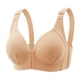 thumbnail image 1 of Naughtyhood Lounging Bras for Women Woman Oversized Wireless Bra Front Button Push Up Underwear Bra Comfortable Breathable Base Tops Bra Plus Size Lingerie, 1 of 1