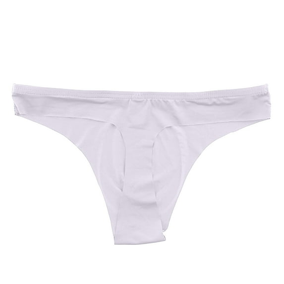 Naughtyhood Mens Thong Underwear Sexy Men's Ice Silk Underwear Low Waist Sexy U Bag Traceless T-shaped Underwear Comfy Panties the Perfect Gift for Men Pretty Panties for Men