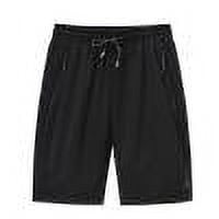 Naughtyhood Summer Plus Size Shorts Men's Solid Color Breathable Mesh Quick Dry Elastic 5-point Leisure Sports Beach Pants Men Lightweight Sports Gym Shorts,Men's Shorts