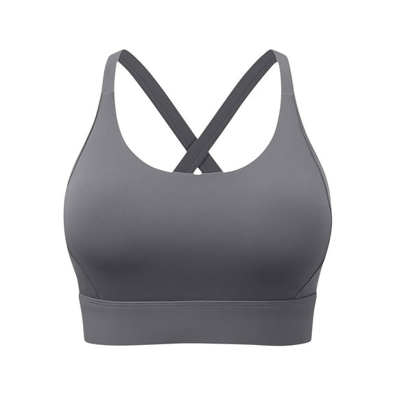 Naughtyhood Summer Women Sports Bras Plus Size Solid Color Back Fitness Clothes Running Drying Yoga Underwear