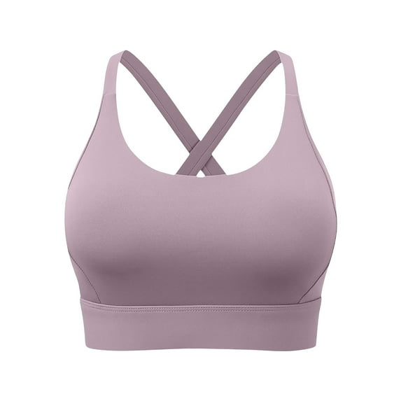 Naughtyhood Summer Women Sports Bras Plus Size Solid Color Back Fitness Clothes Running Drying Yoga Underwear