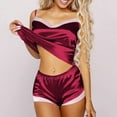thumbnail image 1 of Naughtyhood Women Pajamas Elegant Fashion Sexy V-neck Print Lingerie Satin Underwear Pajama Suit, 1 of 5