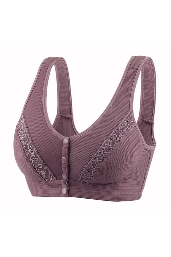Women's Intimates No Steel Ring Lactation Singlet Bra Back Adjustment Yoga Running Underwear