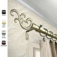 thumbnail image 1 of Naureen 1" dia. Curtain Rod 120-170 inches - Gold, 1 of 1