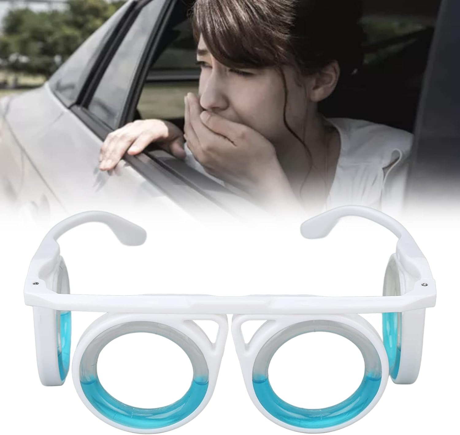 Nausea Relief Glasses, Motion Sickness Glasses Lightweight Portable