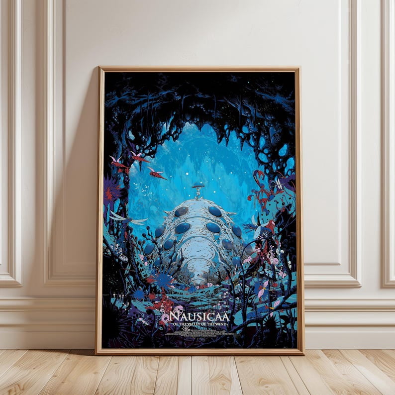 Nausicaa of the Valley of the Wind by Studio Ghibli Movie Poster, High ...