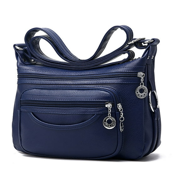 Nausy Women Crossbody Bag Leather Handbag Pocketbook Lightweight Shoulder Purse