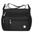 thumbnail image 1 of Nausy Women's Nylon Fabric Crossbody Bag, Black, 1 of 6