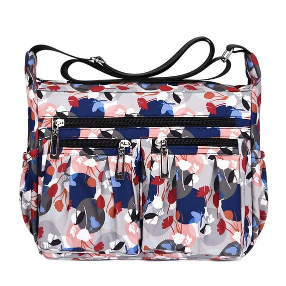 Nausy Camo Crossbody Purses for Women Shoulder Handbags Lightweight Waterproof Nylon Travel Bag Ladies Pocketbooks