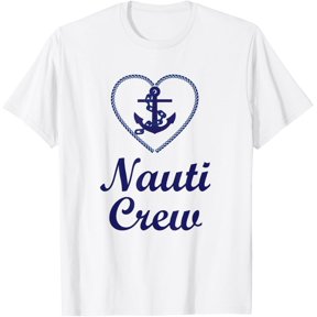 Nauti Crew Nautical Bachelorette Party T-Shirt