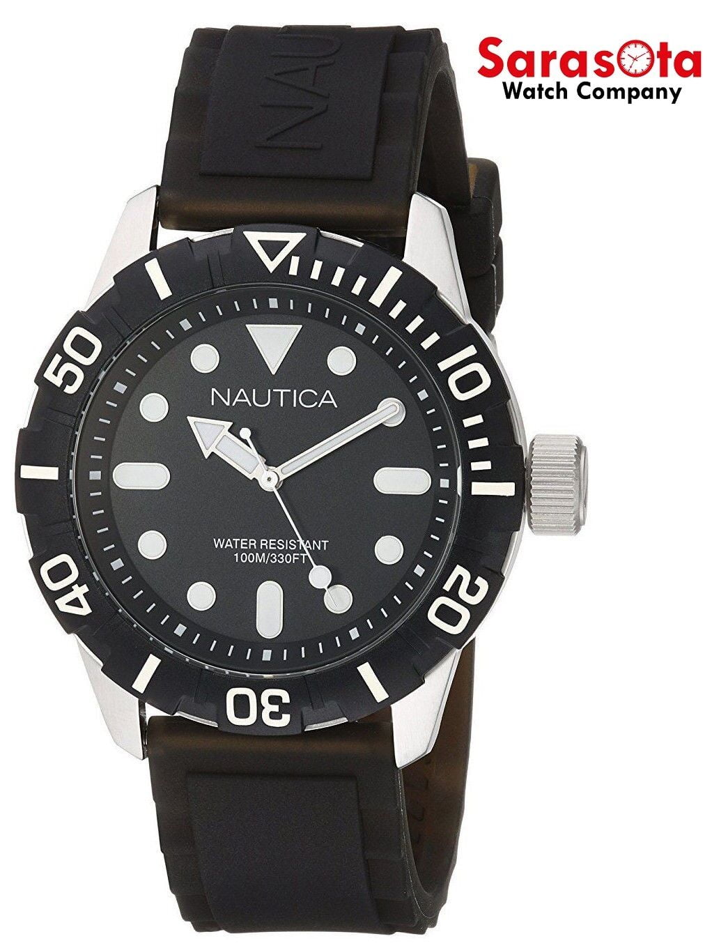 Nautica black watch hot sale