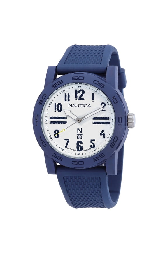 Ayia Triada Quartz White Dial Men's Watch NAPATS301