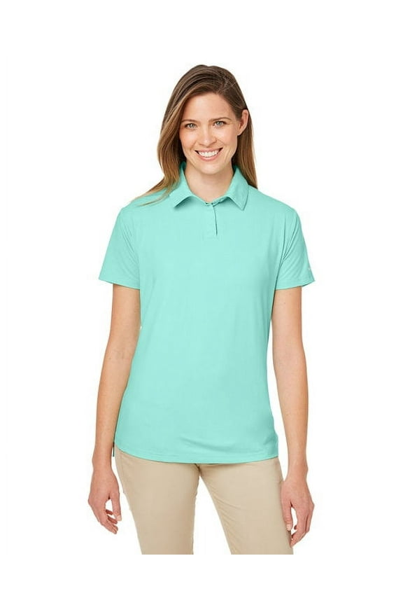 B17028007 Womens Saltwater Polo Shirt, Cool Mint - 2XL