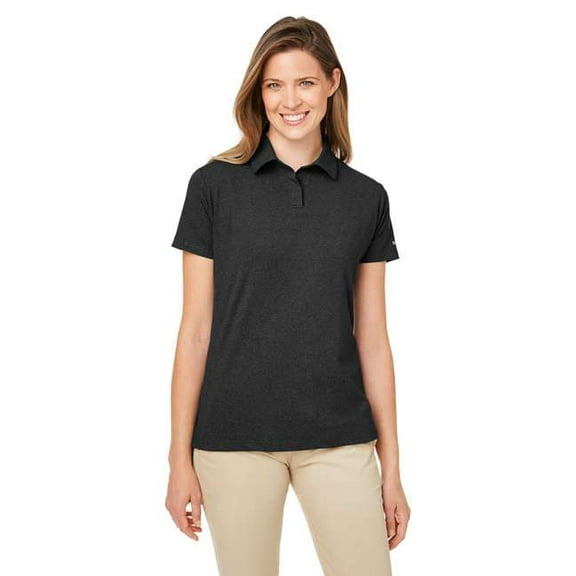 Nautica B17028114 Womens Saltwater Polo Shirt, Onyx - Medium